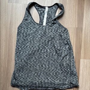 Lululemon Athletica Gray Black Tank Top Racerback